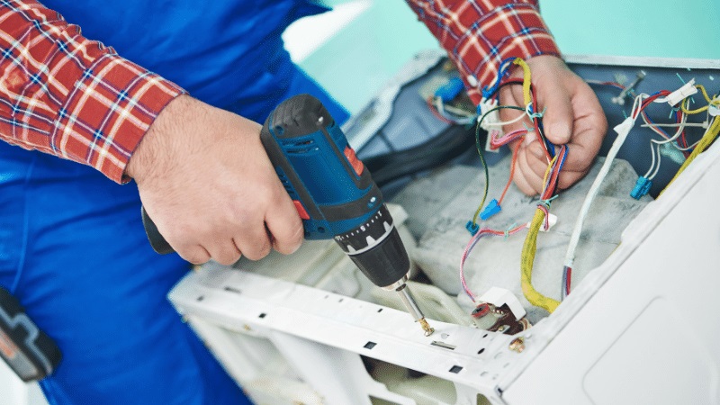 Beypazarı Vaillant Vaillant çamaşır makinesi kart tamiri – Su almama arızası orijinal parça ile giderildi. - Teknik servis örneği
